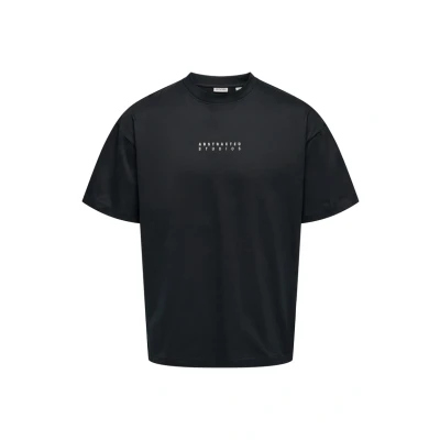 Afbeelding van ONLY &amp; SONS Tshirt Parker Zwart XS