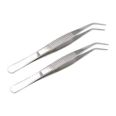 Afbeelding van MMOBIEL 2x Multifunctionele Roestvrij stalen pincet 12cm Hobby tuinieren, koken