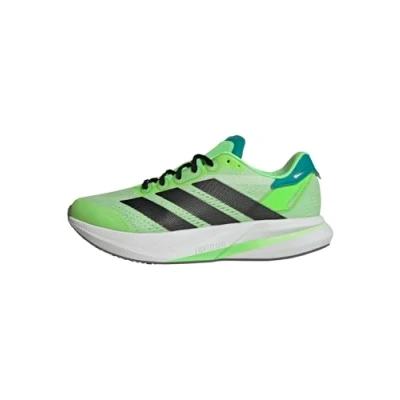 Afbeelding van adidas Performance Duramo Speed Hardloopschoenen voor op de weg, Heren, Maat: 41 1/3, Limbur cblack purtea Textiel