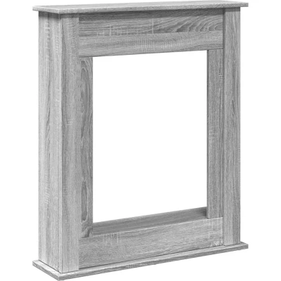 Afbeelding van vidaXL Haardombouw 75x20x87,5 cm bewerkt hout grijs sonoma eikenkleur