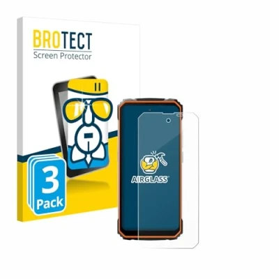 Afbeelding van BROTECT Screenprotector voor Blackview BV8100 Folie Beschermfolie Beschermglas transparant (3 Stuks)