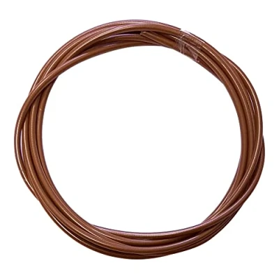 Afbeelding van cyclingcolors Remslang voor fiets, 5 mm, universele kabel, MTB, straat, stad, gebruik, prestaties, 3 m (bruin)