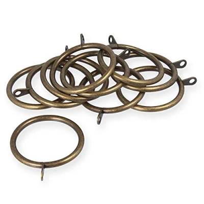 Afbeelding van Bulk Hardware bh06184 Gordijnring Vaste Eye Messing Metalen Binnenafmeting 50 mm, Set 8 Stuks