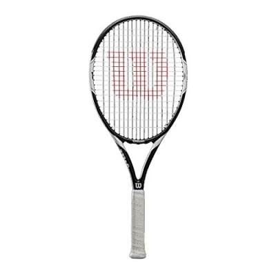 Afbeelding van Wilson Federer Team 105 WRT30730U3 Tennisracket, uniseks, voor beginners en vrijetijdsspelers, greepdikte L3, wit/zwart