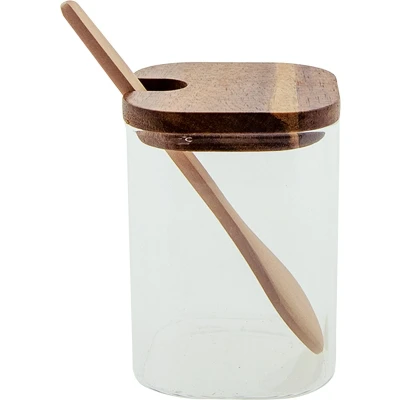 Afbeelding van Clayre &amp; Eef Voorraadpot 190 ml Glas Voorraadbus Transparant