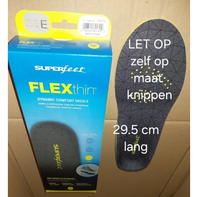 Afbeelding van Inlegzool Superfeet Flexthin Schoenmaat 42/44