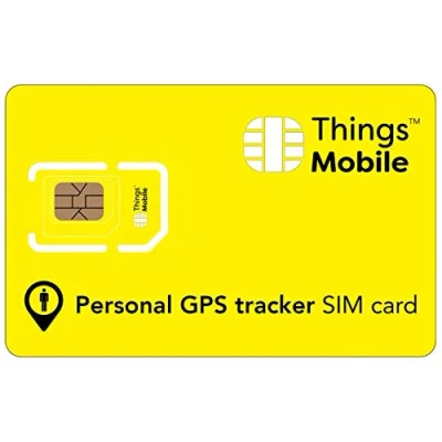 Afbeelding van Simkaart voor PERSONAL GPS Tracker Things Mobile met wereldwijde dekking en multi operator GSM / 2G 3G 4G LTE netwerk zonder vaste kosten, vervaldatum concurrerende incl. 10