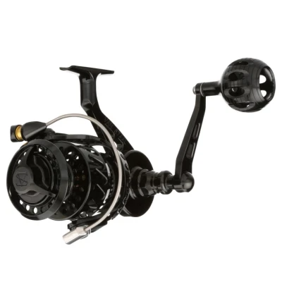 Afbeelding van Van Staal Black X2 Bailed Spinning Spinmolen 100 Slip voorop molens