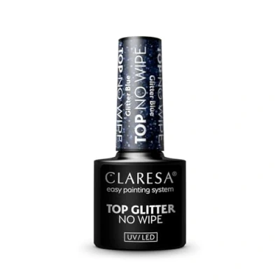 Afbeelding van CLARESA Top Geen Wipe 5g Glitter Blauw