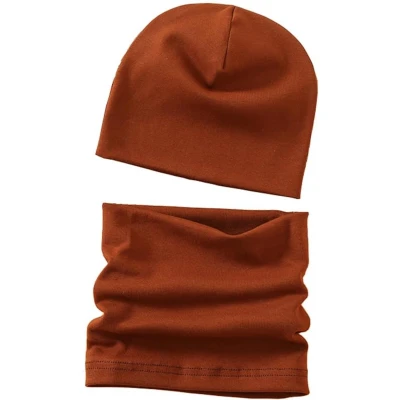 Afbeelding van Warme Kinder Sjaal en Muts Set voor Jongen Meisje Winter Katoenen Loop