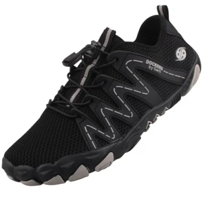 Afbeelding van Dockers by Gerli Lage sneakers voor dames, Zwart Grijs 120, 39 EU