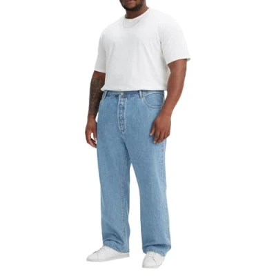 Afbeelding van Levi&#039;s Plus 501 Original B&amp;T Straight leg jeans, Heren, Maat: 40x32, Stretch it out