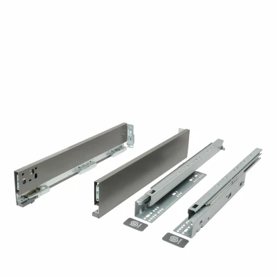 Afbeelding van Zelfbouwlade Strong Max Softclose, ladehoogte 89 mm Antraciet