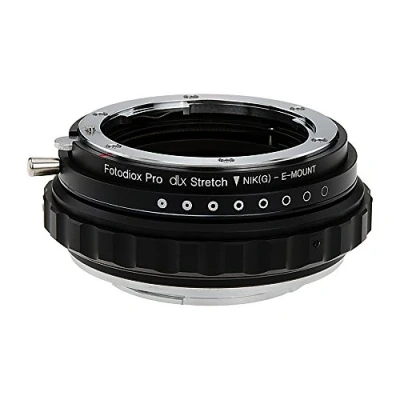 Afbeelding van Fotodiox DLX Stretch Lens mount Adapter Compatibel met Nikon F G Type Lenzen naar Sony E Camera&#039;s