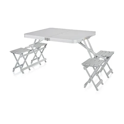 Afbeelding van Campart TA 0875 Picknicktafel Arkansas Weerbestendig tafelblad Eenvoudig mee te nemen