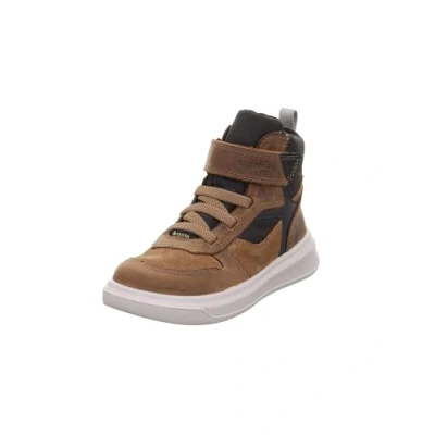 Afbeelding van Superfit Cosmo Veterboots voor kinderen, Maat: 27, Braun/schwarz Nubukleer/ textiel