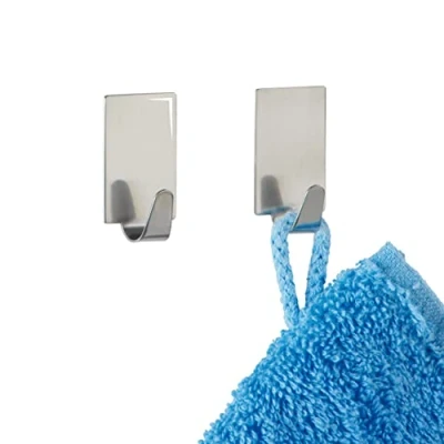 Afbeelding van Wenko Wandhaak 3,4 Cm Rvs Zilver 4 Stuks