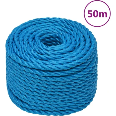 Afbeelding van vidaXL Werktouw 24 mm 50 m polypropeen blauw