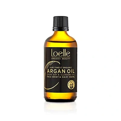 Afbeelding van Loelle 100% Pure, Koudgeperste Arganolie Biologische voor Haar, Gezicht en Handen Veganistische Moisturizing Body Oils Rijk aan Vitamine E Handgeplukt in Marokko (100ml)