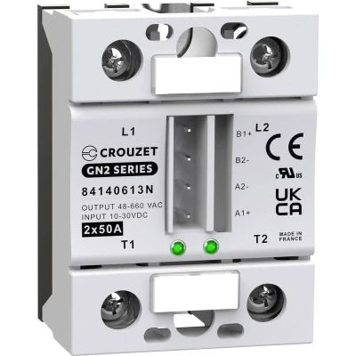 Afbeelding van Crouzet Halfgeleiderrelais 84140613N 50 A Schakelspanning (max.): 660 V/AC Speciale nuldoorgang 1 stuk(s)