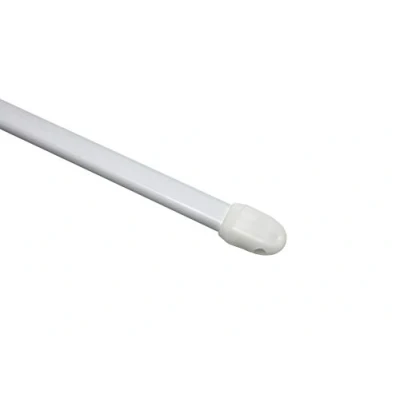 Afbeelding van Gardinia Gordijnroede, uitschuifbaar, metaal/kunststof, wit, 50 80 cm, 2 stuks