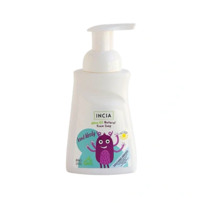 Afbeelding van INCIA Natuurlijke Schuimende Handzeep voor Kids Zonder SLS SLES Antibacterieel 200 ml