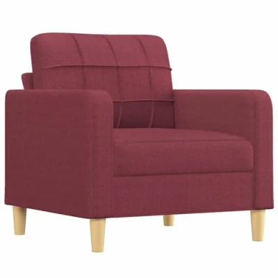 Afbeelding van Fauteuil 60 cm stof wijnrood