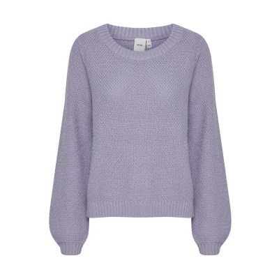 Afbeelding van ICHI Ihnoelle LS Trui, Dames, Maat: XL, Daybreak melange