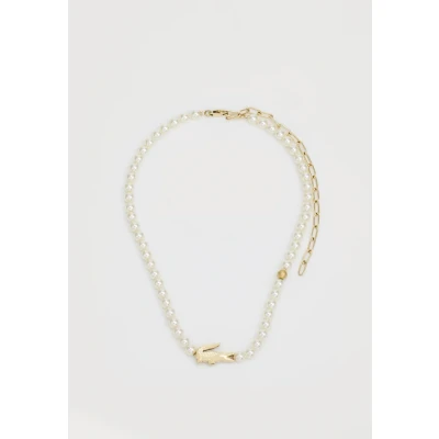 Afbeelding van Lacoste Matchpoint Ketting white/goldcoloured, Dames, Maat: One Size, White/gold coloured