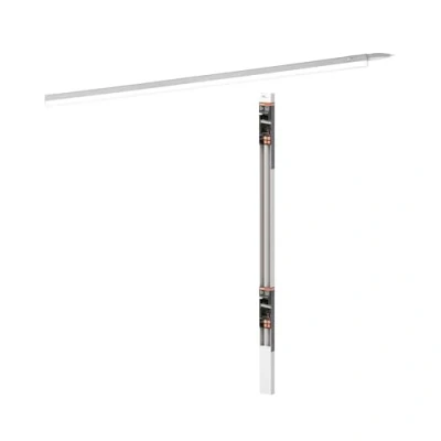 Afbeelding van OSRAM Switch Batten Slanke LED lichtbalk met ingebouwde schakelaar 1200 mm 14W 3000K in wit, kan worden aangesloten op naadloze lichtstrips, IP20 bescherming, voor onderkastverlichting binnen
