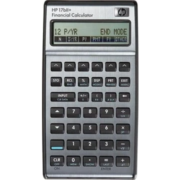 Afbeelding van financiële rekenmachine 17BII+