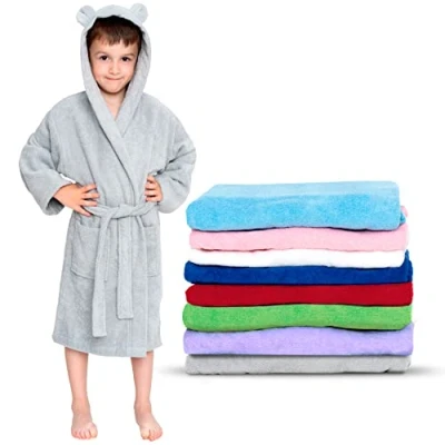 Afbeelding van Twinzen Badjas Kinderen Zacht en Donzig Microvezel (100% Polyester) OEKO TEX® Gecertificeerd zonder Chemicaliën