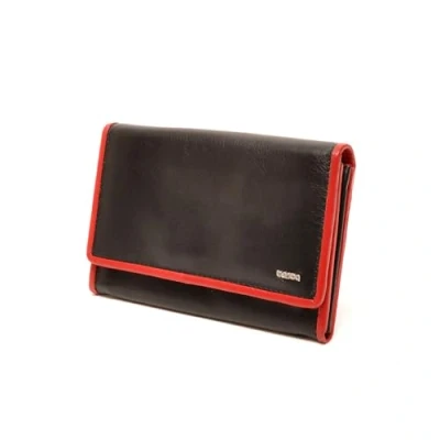 Afbeelding van Berba Soft Portemonnee 303 Zwart rood