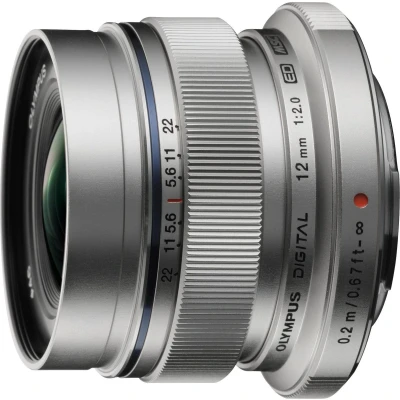 Afbeelding van Olympus M.Zuiko Digital ED 12mm f/2 zilver