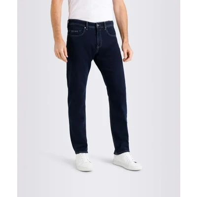 Afbeelding van Mac jeans heren Ben spijkerbroek normale fit donkerblauw effen 36/36