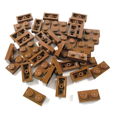 Afbeelding van LEGO Bricks Strijkijzer, bruin, 40 stuks