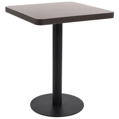 Afbeelding van Bistrotafel 60x60 cm MDF donkerbruin