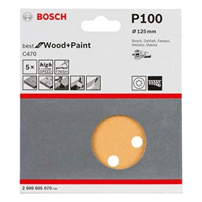 Afbeelding van Bosch Professional schuurblad voor excenterschuurmachine hout en verf Korrelgrootte 100