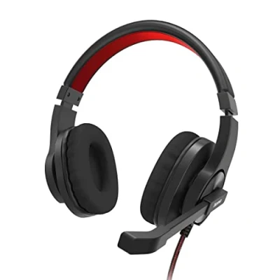 Afbeelding van Hama Pc Office Headset Hs Usb400 V2 Stereo Zwart