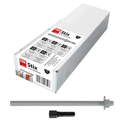 Afbeelding van TOX Schroefdraadstang Stix roestvrij staal A4 M16 x 190, 10 stuks 070171281