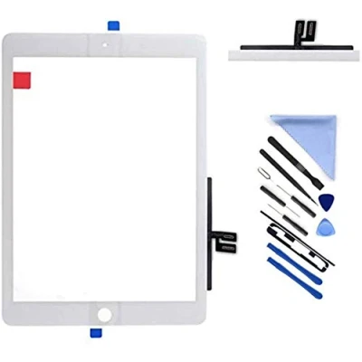 Afbeelding van 5665 Touchscreen voor iPad 7 7th / 8 8e generatie Screen Replacement Digitizer 2019/2020 10.2&quot;, 7/8 A2197 A2198 A2200 A2270 A2428 A2429 A2430 (zonder LCD) + gereedschap (wit