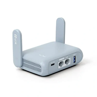 Afbeelding van GL.iNet GL MT3000 (Beryl AX) Compacte Gigabit WiFi 6 Router voor Thuis en Reis Dual Band, Repeater, Extender, Snelheid tot 3000 Mbit/s, Cascade VPN/IPV6/WPA3, 2.5G WAN Poort