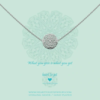 Afbeelding van Heart to Get Ketting S filigree Zilver