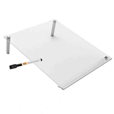 Afbeelding van Notitiebord Nobo transparant acryl schuin A4