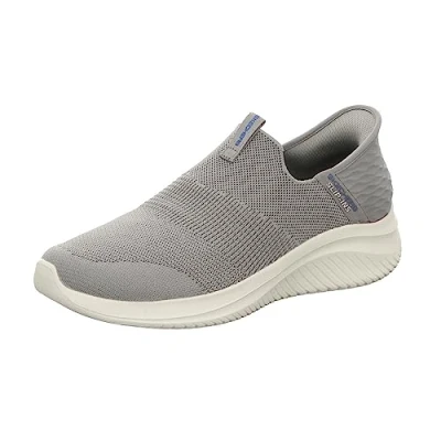 Afbeelding van Skechers Heren 232450 Gry Sneaker, Grijs gebreide rand, 39 EU