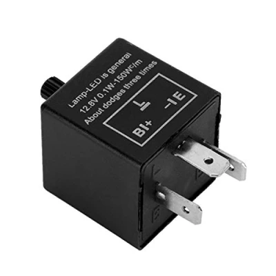 Afbeelding van LED Signaal Indicator Licht Relais, 12 V 3 Pin Verstelbare Flasher Blinker Relais Fix Voor Richtingaanwijzer