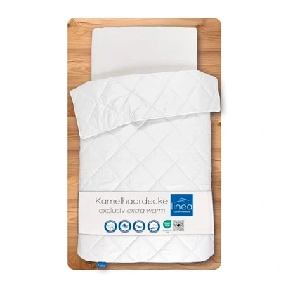 Afbeelding van Böhmerwald Exclusieve kameelhaardeken, geschikt voor mensen met allergieën, 100% kameelhaar, vulgewicht: 2100 g, warmteklasse: warm, afmetingen: 200 x cm, Oeko Tex ® Standard 100