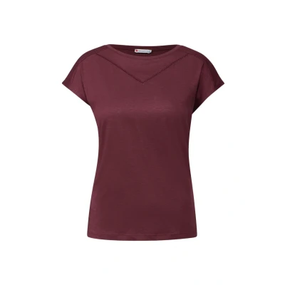 Afbeelding van Street One Tshirt print, Dames, Maat: 36, Lila