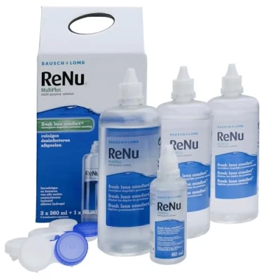 Afbeelding van ReNu MultiPlus alles in één lenzenvloeistof 3x 360ml + 1x 60ml