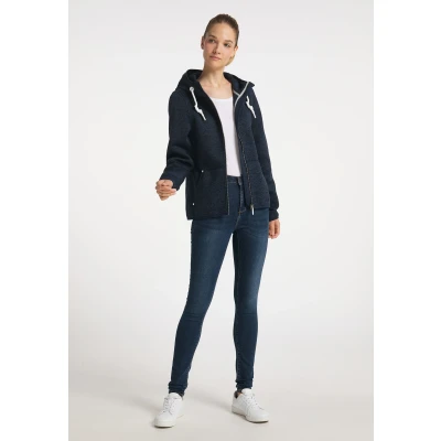 Afbeelding van Gebreid fleecejack ICEBOUND XXL / Marine Melange 100% Polyester